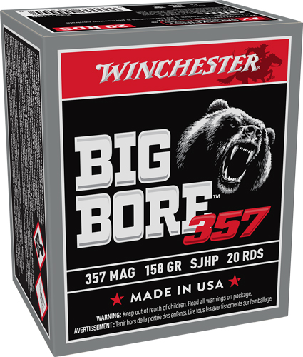 Winchester Big Bore .357 Magnum ammunition box
