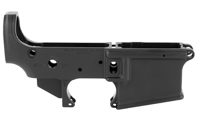 Black AR-15 lower receiver frame