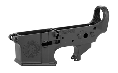 Black AR-15 lower receiver frame