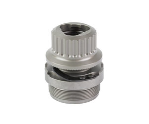 Metal threaded mechanical fitting component