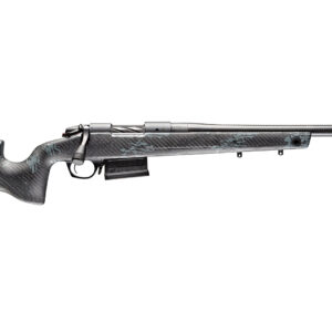 Carbon fiber bolt-action rifle with long barrel