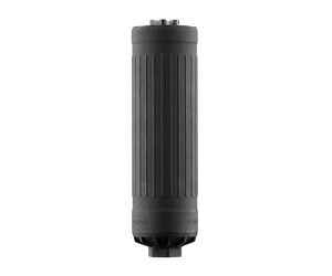 Black cylindrical ribbed filter cartridge
