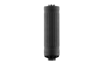 Black cylindrical ribbed filter cartridge