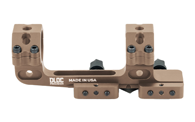 Tan precision scope mount labeled DLOC USA