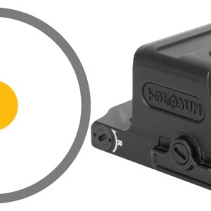 Holosun red dot sight with circle reticle