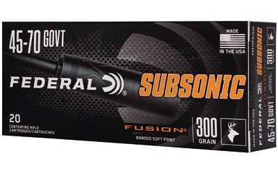 Federal Subsonic 45-70 Govt ammunition box