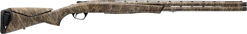 Camouflage shotgun isolated on white background