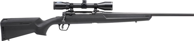 Bolt-action rifle with mounted scope