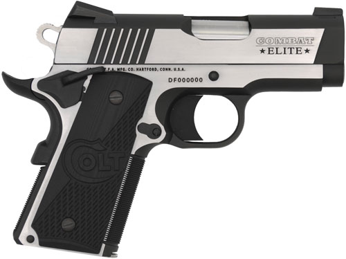 Colt Combat Elite semi-automatic pistol side view