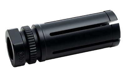 Black metal rifle flash suppressor muzzle device
