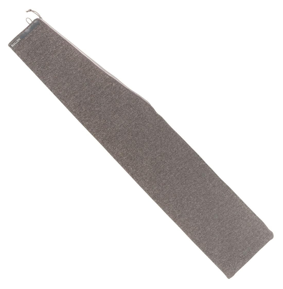 Long gray felt zippered sleeve case