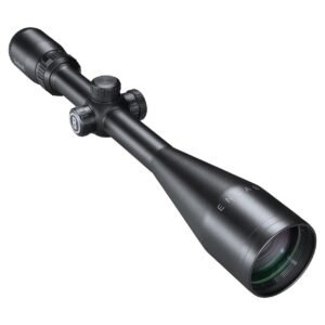 Black rifle scope isolated on white background