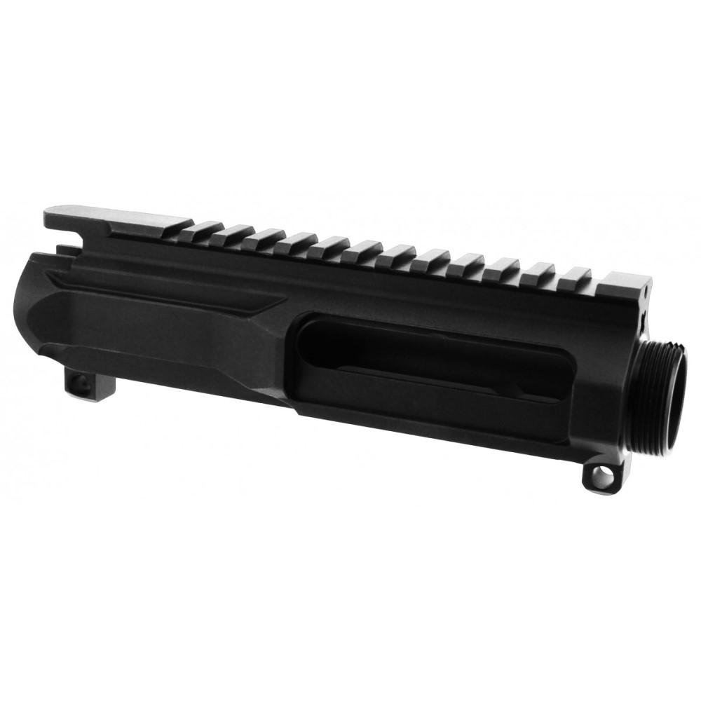 Black AR-15 upper receiver component