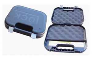 Glock hard plastic gun case with foam interior