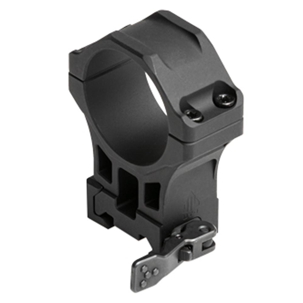 Black quick-release rifle scope mount ring
