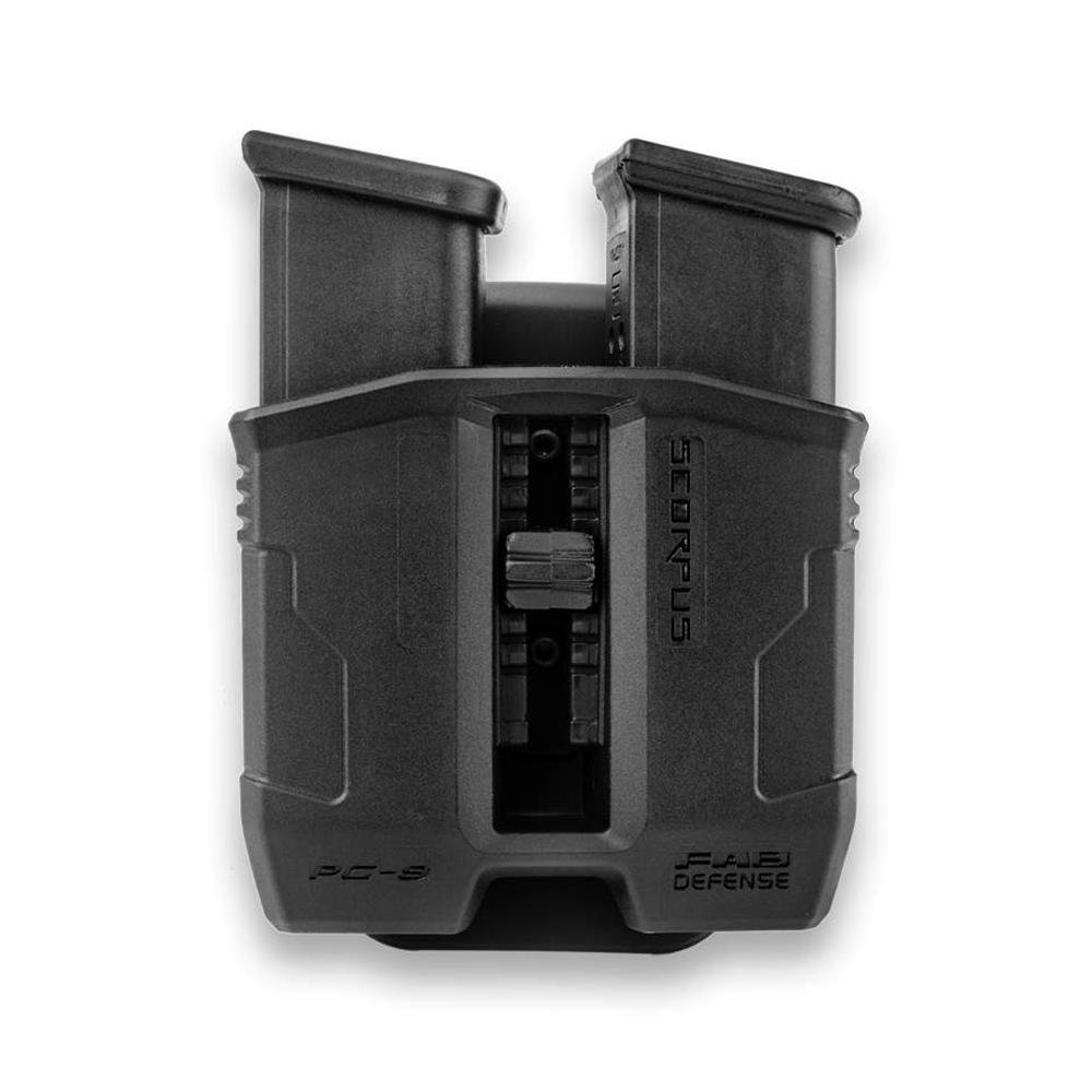 Black polymer double magazine coupler by FAB Defense