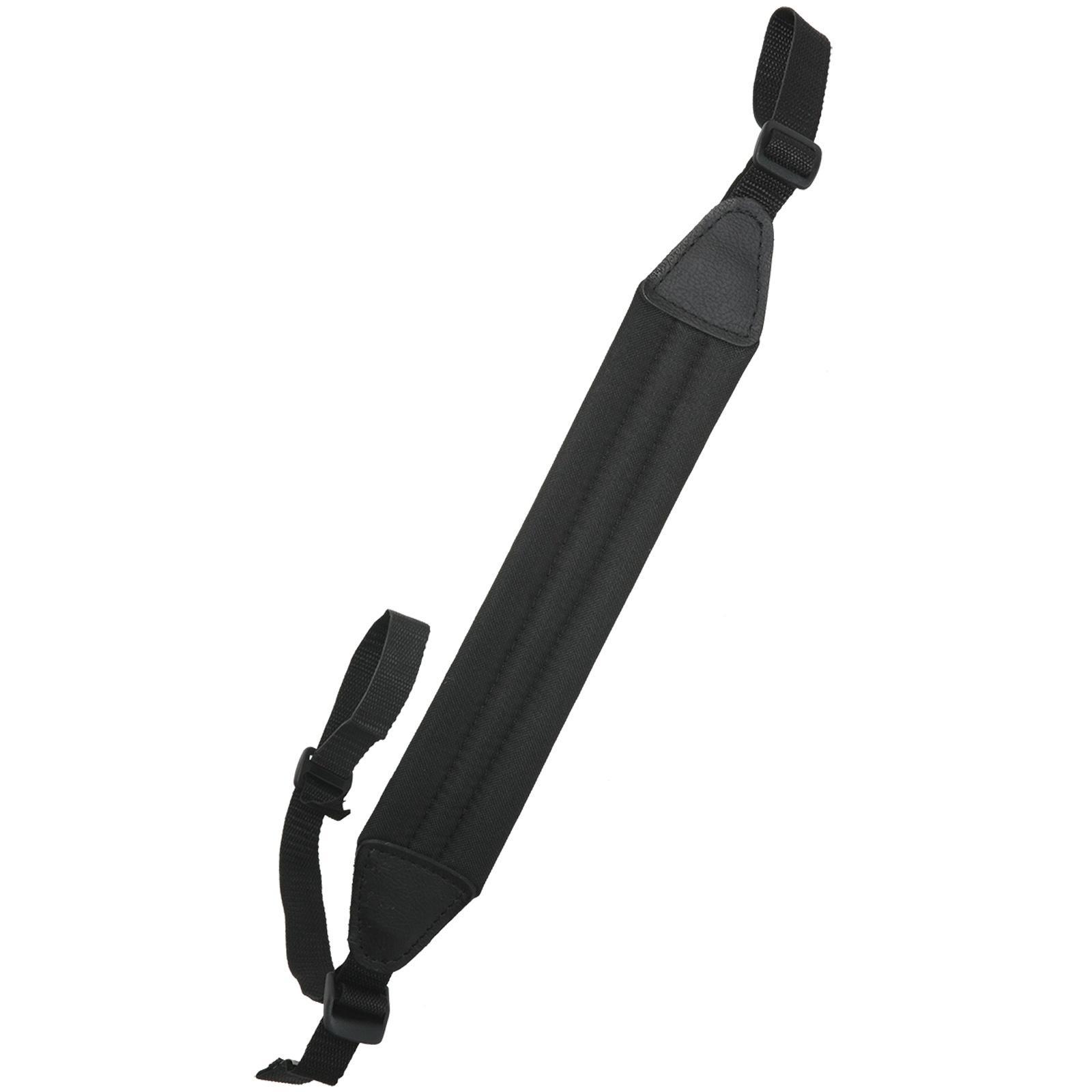 Black padded adjustable shoulder strap