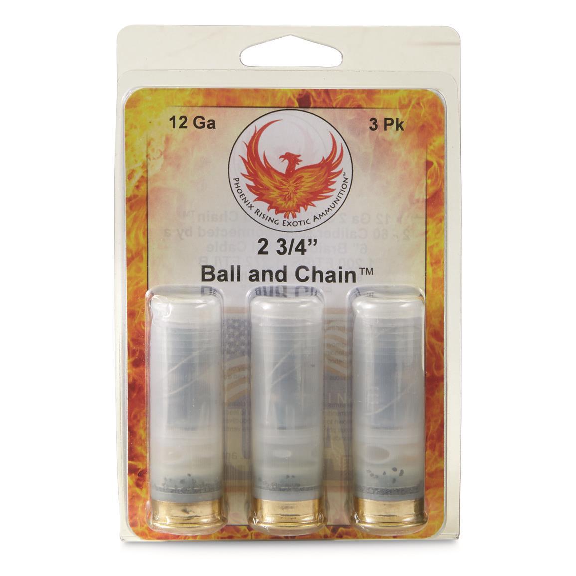 12-gauge Ball and Chain shotgun shells pack