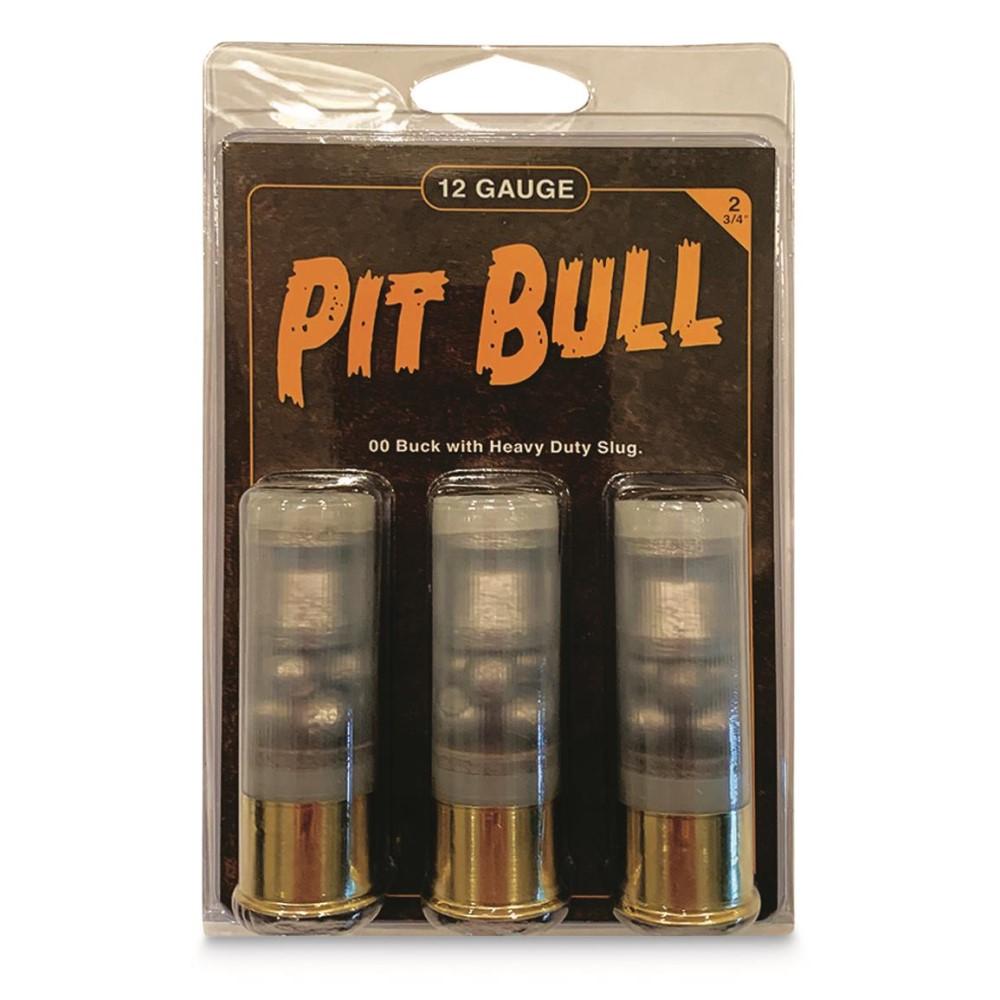 12 gauge Pit Bull shotgun shells package