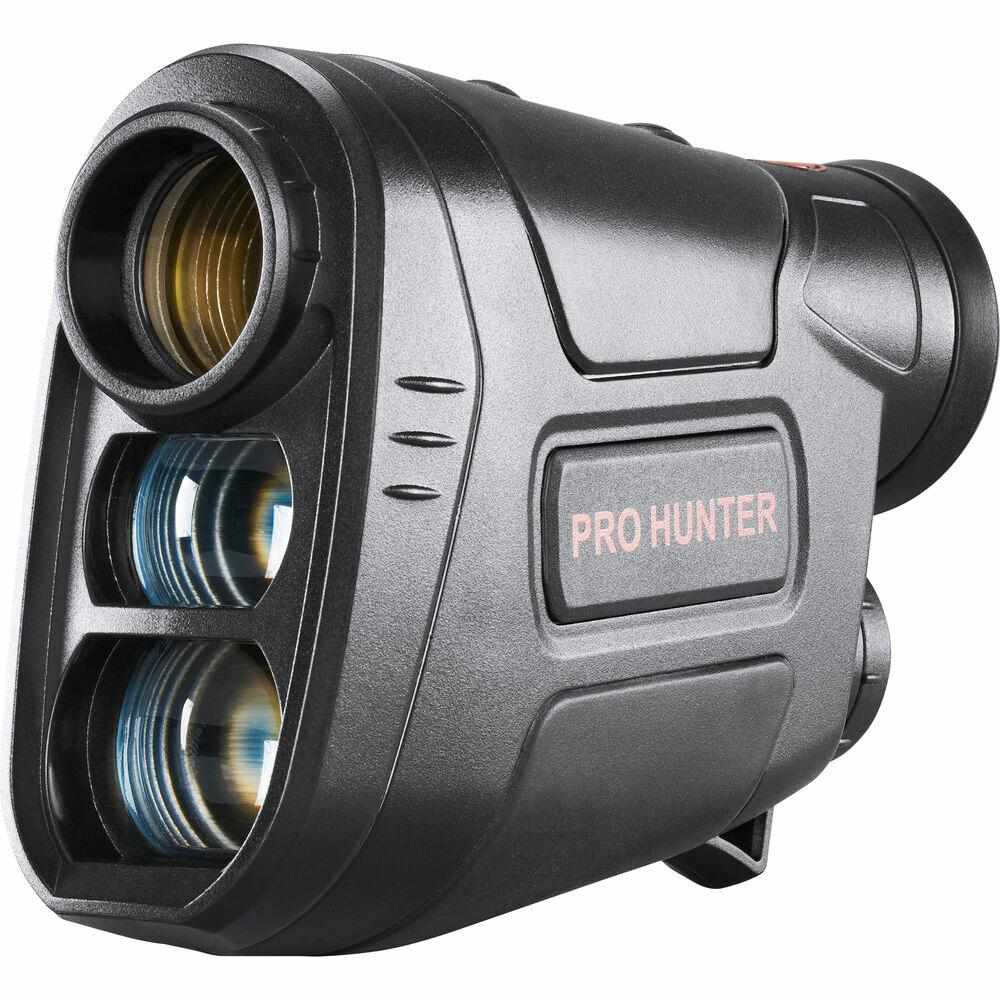 Pro Hunter laser rangefinder device with multiple lenses