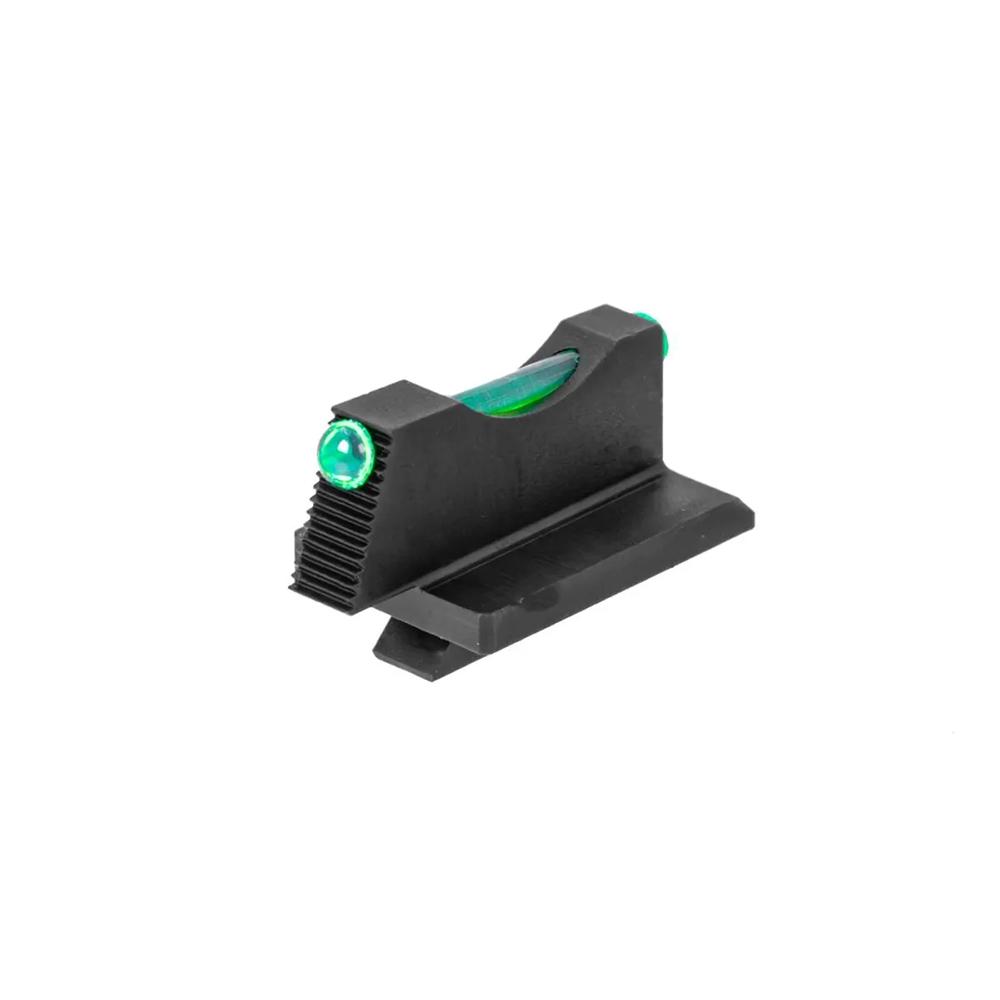 Black fiber optic shotgun front sight