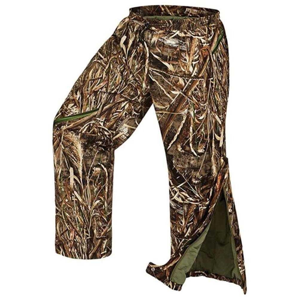 Camouflage hunting pants with grass pattern