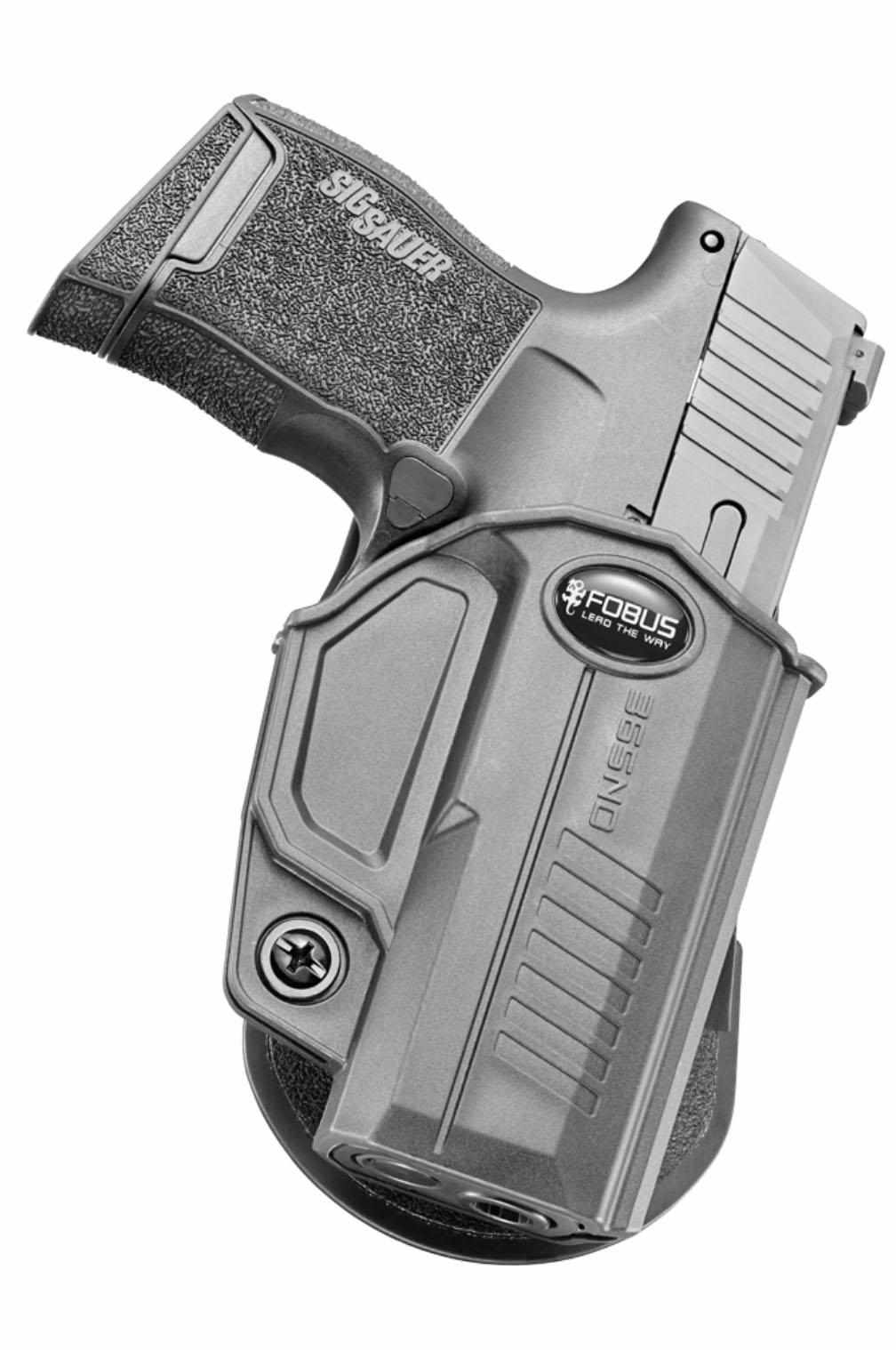 SIG Sauer pistol in Fobus holster