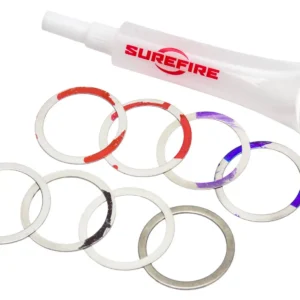 SureFire tube with metal shims and washers