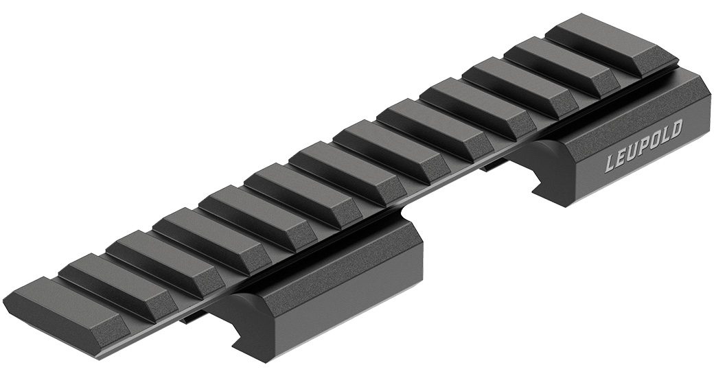Black Leupold Picatinny scope mount rail