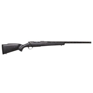 Bolt-action rifle isolated on white background