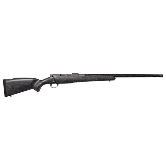 Bolt-action rifle isolated on white background