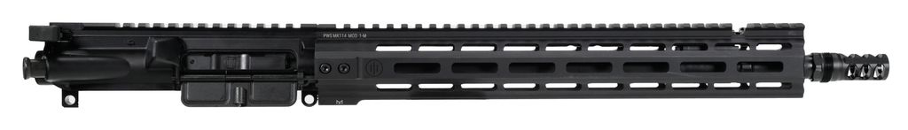 AR-15 upper receiver with handguard and muzzle brake