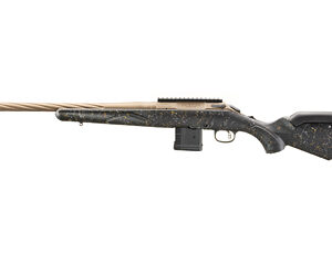 Bolt-action rifle with camouflage stock