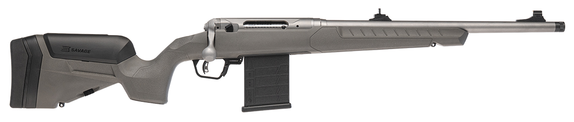 Savage bolt-action rifle with detachable magazine