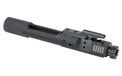 Black semi-automatic pistol slide assembly