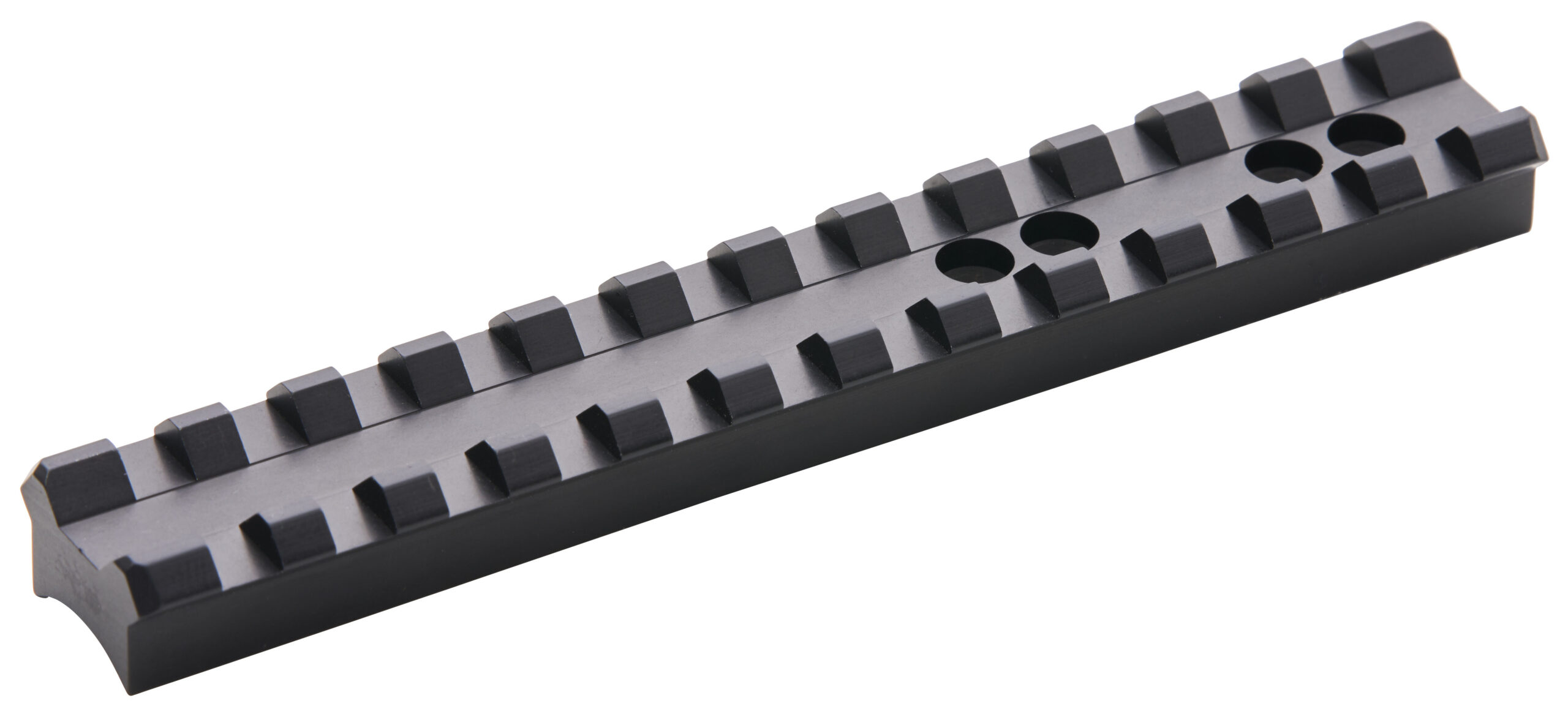 Black metal Picatinny rail mount