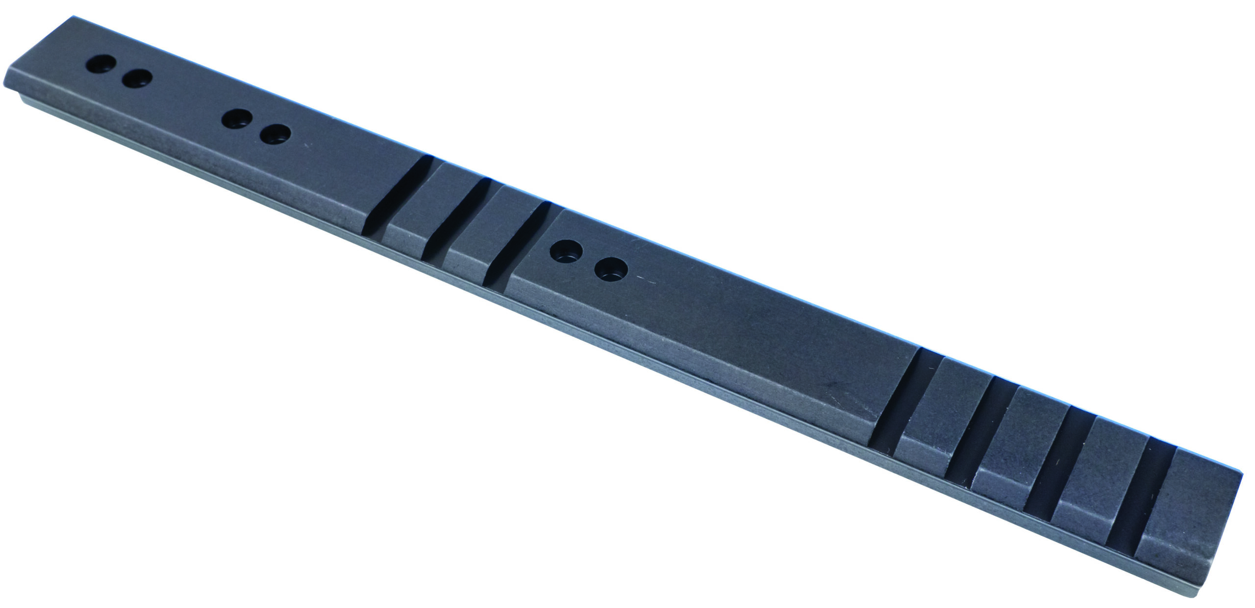 Black Picatinny rail mounting base