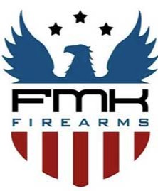 FMK Firearms logo with eagle and shield