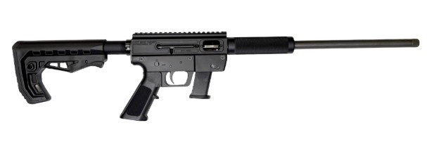 Modern semi-automatic rifle with adjustable stock