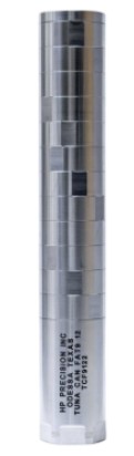 Stacked cylindrical metal magnet tower