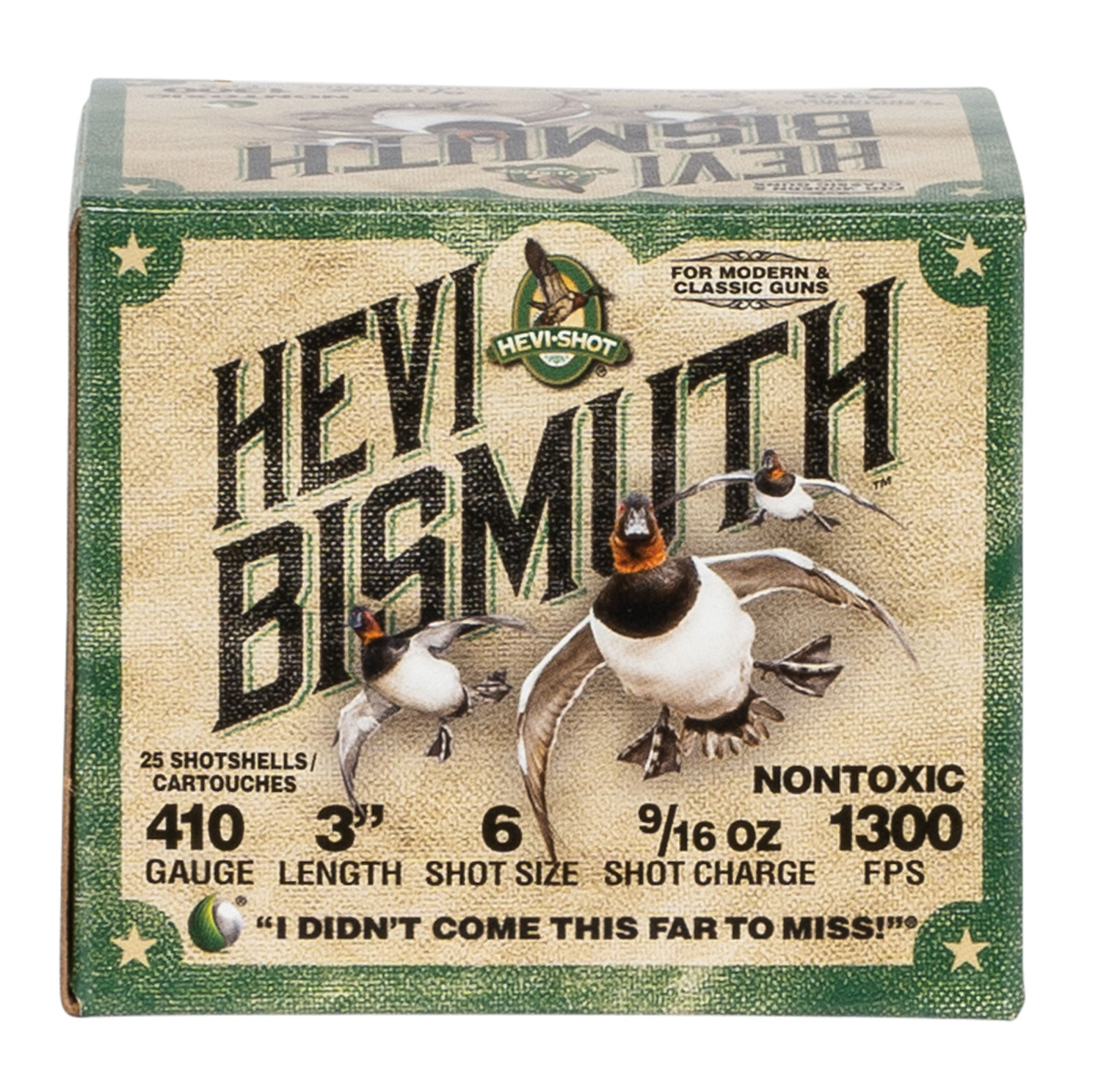 Hevi-Bismuth 410 gauge shotgun shells box