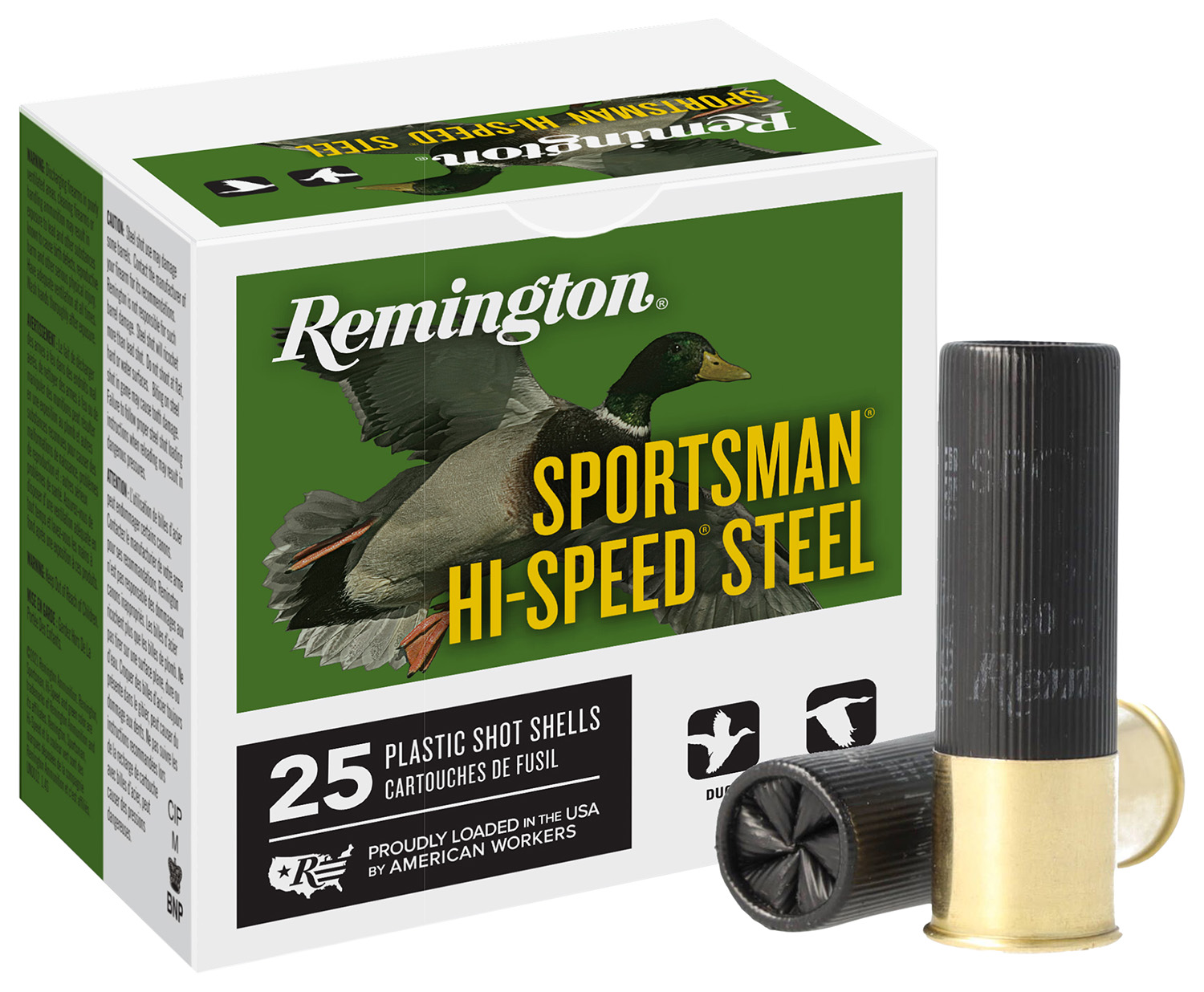 Remington Sportsman Hi-Speed Steel shotgun shells box