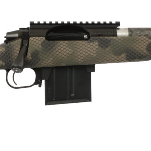 Camouflage bolt-action rifle with detachable magazine