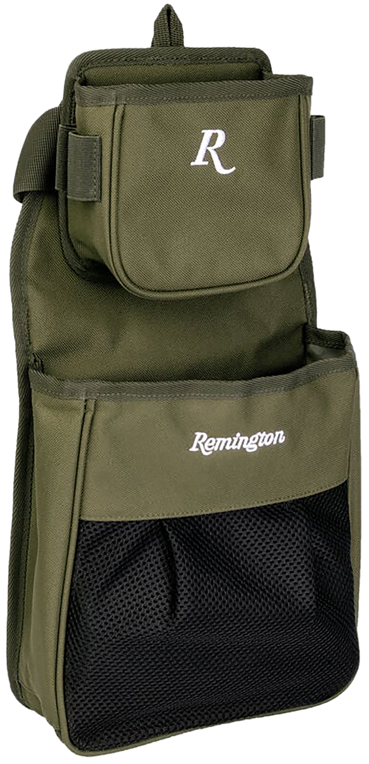 Olive green Remington utility pouch with mesh pocket