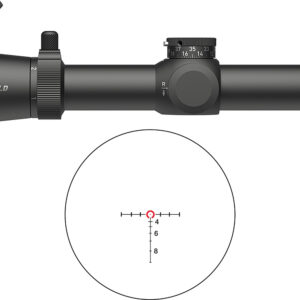 Leupold rifle scope with illuminated reticle view