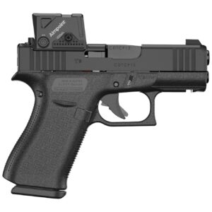 Glock pistol with Aimpoint red dot sight