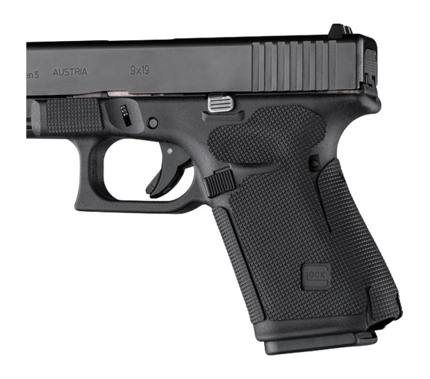 Black Glock 9mm semi-automatic pistol
