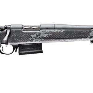 Bolt-action rifle with carbon fiber stock