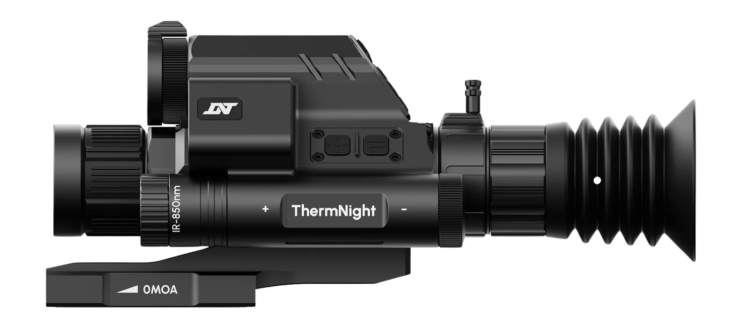 ThermNight infrared rifle scope side view