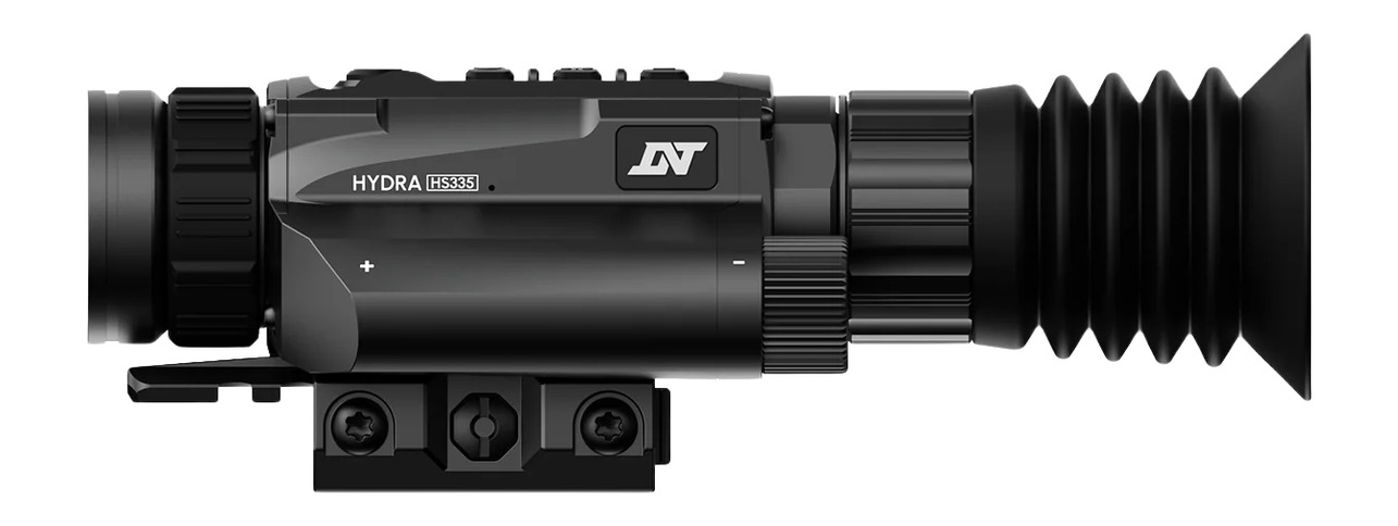 Hydra HS335 thermal rifle scope side view